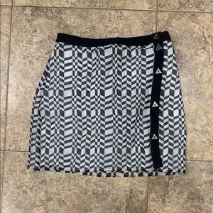 Missoni Black and Gray Geometric Mini Skirt